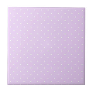 Witte Stip Roze Achtergrond Elegante Stippen Gesti Tegeltje