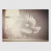 Witte stip tissuepapier (Voorkant)