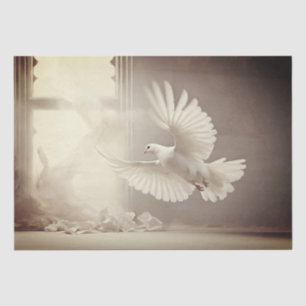 Witte stip tissuepapier