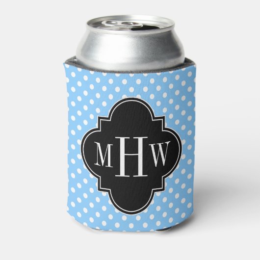 Witte Stippen 3I Monogram Blikjeskoeler (Blikje Achterkant)