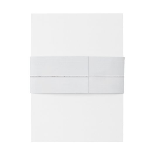 Witte stippen en ringen uitnodigingen wikkel (Achterkant Voorbeeld)