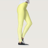 Witte stippen geel patroon leggings (Rechts)