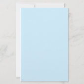 Witte Stippen Op Aangepast Blauw Briefpapier  (Achterkant)