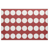 Witte Stippen op Rode Stof (Yard (91,4 cm))