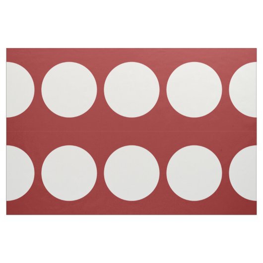 Witte Stippen op Rode Stof (Fat Quarter)