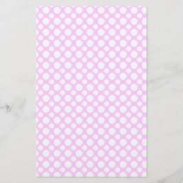 Witte Stippen op Roze Scrapbook Papier
