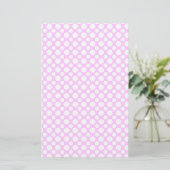 Witte Stippen op Roze Scrapbook Papier (Staand voorkant)
