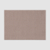 Witte Stippen over Bruin Weefpapier Tissuepapier (Voorkant)
