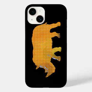 witte stippen rhino - dier Case-Mate iPhone 14 hoesje