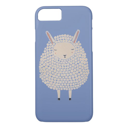 Witte Stippen Ronde Slaapschapen Case-Mate iPhone Case (Achterkant)