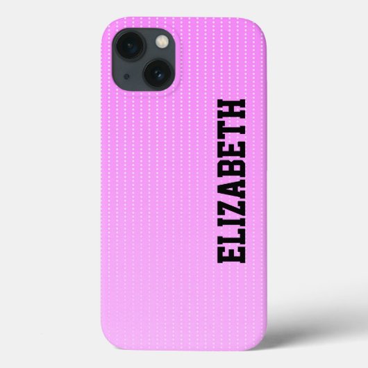 Witte stippen roze patroon Case-Mate iPhone case (Achterkant)