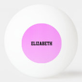 Witte stippen roze patroon pingpongbal (Voorkant)