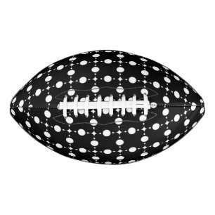 Witte stippen, stippen, Stippen, gestippeld American Football