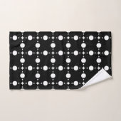 Witte stippen, stippen, Stippen, gestippeld Bad Handdoek (Handdoek)