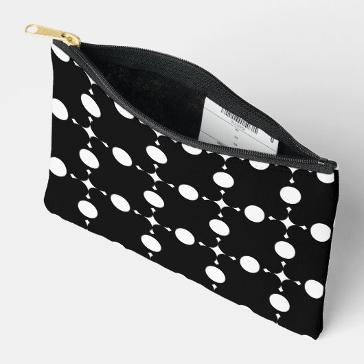 Witte stippen, stippen, Stippen, gestippeld Etui (Open)