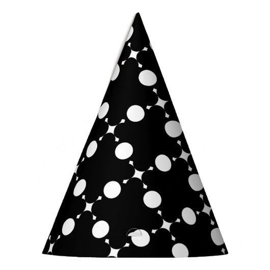 Witte stippen, stippen, Stippen, gestippeld Feesthoedjes (Links)