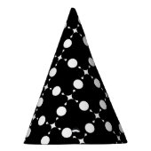 Witte stippen, stippen, Stippen, gestippeld Feesthoedjes (Rechts)