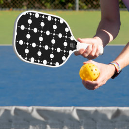 Witte stippen, stippen, Stippen, gestippeld Pickleball Paddle
