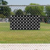 Witte stippen, stippen, Stippen, gestippeld Spandoek (Insitu)