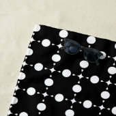 Witte stippen, stippen, Stippen, gestippeld Strandlaken (In situ)