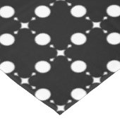 Witte stippen, stippen, Stippen, gestippeld Tafelkleed (Gekanteld)