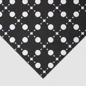 Witte stippen, stippen, Stippen, gestippeld Tissuepapier (Detail)