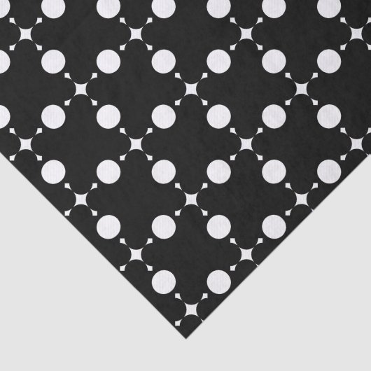 Witte stippen, stippen, Stippen, gestippeld Tissuepapier (Detail)