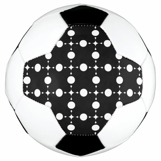 Witte stippen, stippen, Stippen, gestippeld Voetbal (Voorkant)