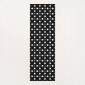 Witte stippen, stippen, Stippen, gestippeld Yogamat (Achterkant)