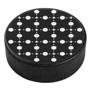 Witte Stippen, Stippenpatroon, Stippen, Gestippeld Hockey Puck