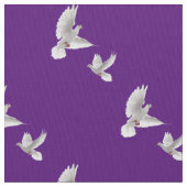 Witte stippen stof (Close Up)