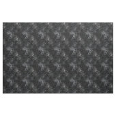 Witte stippen & webben op zwart stof (Fat Quarter)