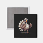 Witte Stock Bewustzijn Thanksgiving Coms Oriëntati Magneet (Voorkant / Achterkant)