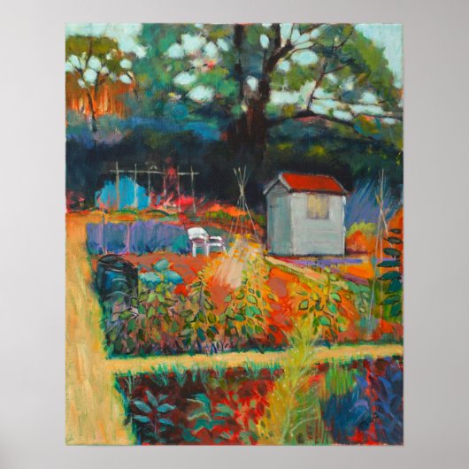 Witte Stoel Poster (Voorkant)