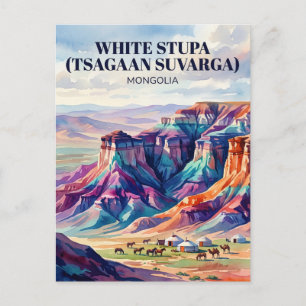 Witte Stoepa (Tsagaan Suvarga), Ulziit, Dundgovi, Briefkaart