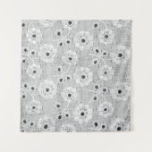 Witte stof fijne kant textuur met elegantie naad wandkleed (Voorkant (horizontaal))