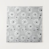 Witte stof fijne kant textuur met elegantie naad wandkleed (Voorkant)