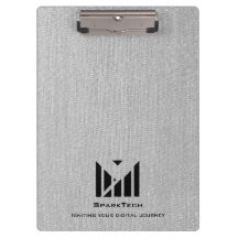 Witte Stoffentextuur Elegant Monogram Logo Custom