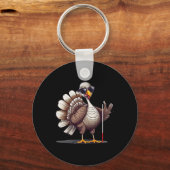 Witte Stok Bewustzijn Thanksgiving Communicatie Or Sleutelhanger (Voorkant)