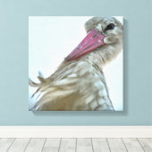 Witte storm met ongecrediteerde expressie dierkuns canvas afdruk (Insitu (Houten vloer))