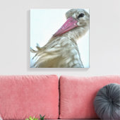 Witte storm met ongecrediteerde expressie dierkuns canvas afdruk (Insitu (Woonkamer))