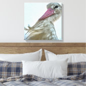 Witte storm met ongecrediteerde expressie dierkuns canvas afdruk (Insitu (Slaapkamer))