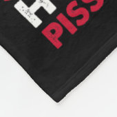 Witte Straight Ontwaakt Ongevaagde Trump-supporter Fleece Deken (Hoek)