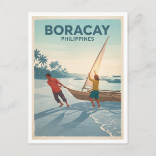Witte Strand, Boracay, Filipijnen Geschenk Briefkaart