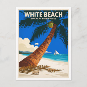 Witte Strand, Boracay, Filipijnen Reis Briefkaart
