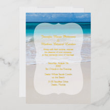 Witte strand bruiloft