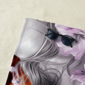 Witte strandlaken (In situ)