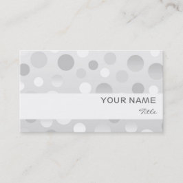 Witte streepjeskaartsjabloon wissen visitekaartje