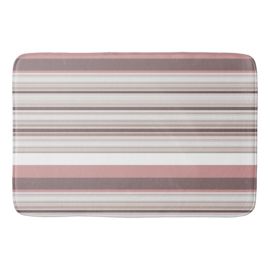 Witte strepen badmat (Voorkant)