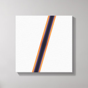 Witte strepen canvas afdruk